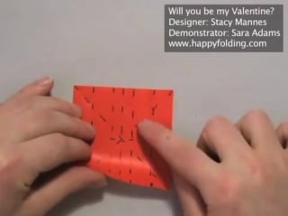 Valentines day origami instructions will you be my valentine (stacy mannes)