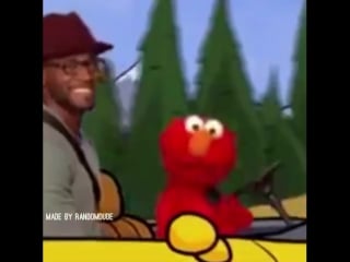 Elmo goes for a drive with tay diggs