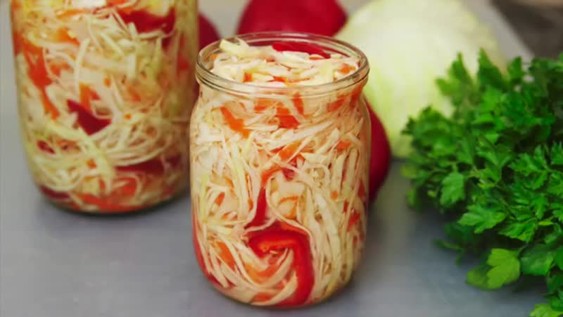 Всего за сутки вы получите красивую, усную и сочную холодную закуску и с аппетитом будете ею похрустывать