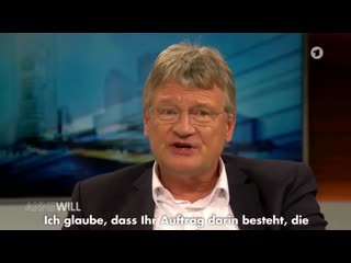 Talkshow mit jörg meuthen bei anne will am