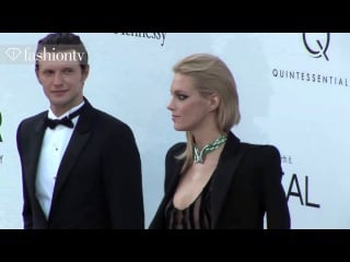 Alec baldwin, anja rubik, natasha poly, aishwarya rai amfar red carpet cannes 2012 fashiontv