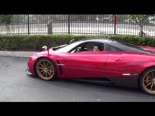 Best of pagani huayra start up exhaust acceleration race interior exterior at pagani miami