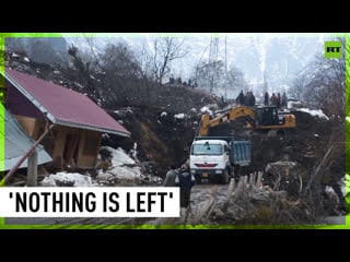 Desperate for aid | landslide destroys houses & livestock in india