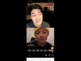 Amber&james instagram live (200503)