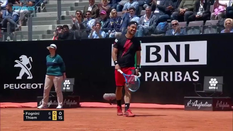 Нереальный удар фабио фонини (betting good tennis)