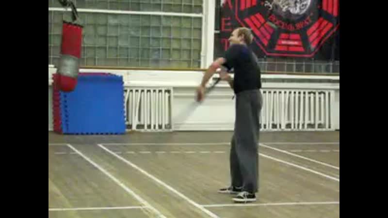 Вращение железного шеста (7кг)