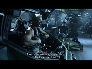 A recon gyrene in an avatar body that's a potent mix