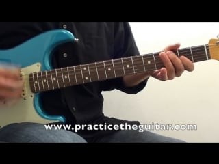 Stevie ray vaughan pride and joy style blues guitar lesson fender stratocaster