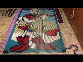 Undertale in dominoes (80,000 dominoes!)