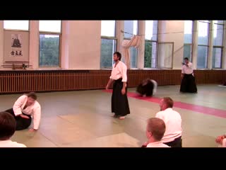 Ju ho gyaku hanmi katate dori mae kiri oroshi koku; mae kiri otoshi koku nage; uchi kaiten nage