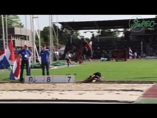 Longjump irving saladino wins fbk 2011