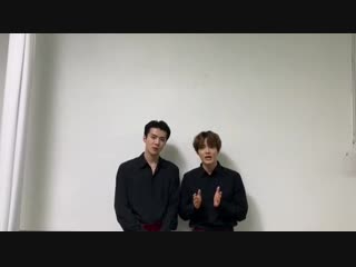 [video] 190213 suho & sehun @ sugarplease2019 instagram update