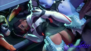 Overwatch tracer x roadhog sfm 3d porn monster sound (18) порно ...