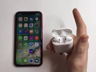 Распакоа airpods 2 (replica)