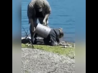 Сходила на рыбалку с мужем