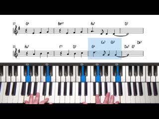 Pianogroove lesson 7 embraceable you part 2