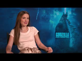 How millie bobby brown got herself in the right mindset to stare down godzilla