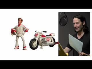 Keanu reeves says he ‘instantly connected’ to his canadian toy story 4 character duke caboom