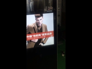 43 inch video player advertising touch kiosk