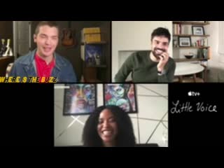 «little voice» interviews brittany o'grady, sean teale and colton ryan on apple tv