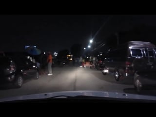 Поездка по ночному гетто району в городе детройт (vhs video)
