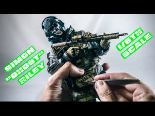 Фигурка в масштабе 1/6 саймон "гоуст" райли (flagset) call of duty modern warfare 2