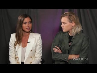 Erika linder and natalie krill below her mouth