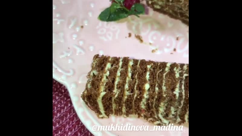 Шоколадный медовик