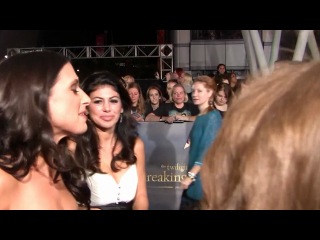 Andrea gabriel (kebi) interview at breaking dawn part 2 premiere