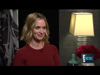 Emily blunts first huge crush was e! live from the red carpet