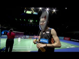 Dubai 2017 sf2 ms son wan ho vs lee chong wei бадминтон