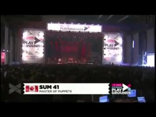 Sum 41 master of puppets (metallica cover) live 25 april 2010 duisburg / germany