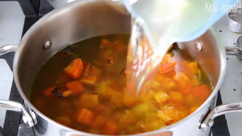 Суп из тыквы тыквенный суп пюре с горохом🍴жизнь усная
