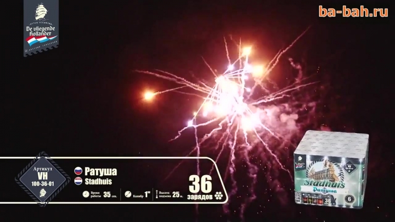 Фейерверк vh100 36 01 ратуша stadhius (1 х 36)