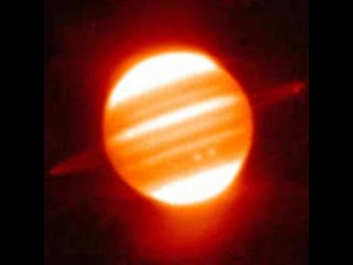 Jupiter has rings too! jupiter in infrared