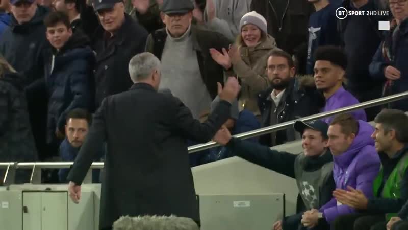 Jose mourinho with ball boy