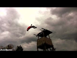 Dominik sky insane backflip from a watchtower 7m