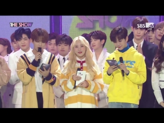 180227 jooe mc in the sh0w! yoseop 1st win jooe mc