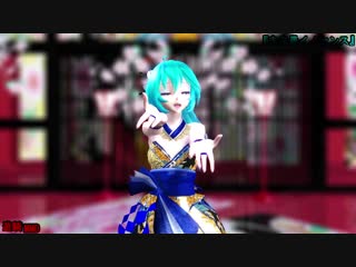 【mmd tda】『未来景イノセンス』【1440p 60fps or wqhd】kimono mik(1080p hd)