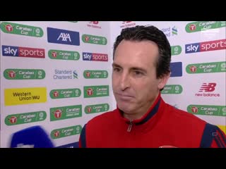 Unai emery explains his team selection for tonights clash with liverpool with mesut ozil starting in midfield