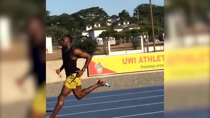 Usain bolt тренироа