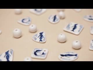 Masterpeace, designer evgenia linovich x gzhel porcelain factory