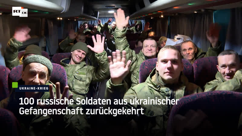 100 russische soldaten aus ukrainischer gefangenschaft zurückgekehrt