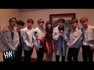 `interview` bts gush over their fan imitate justin bieber! (part 1)