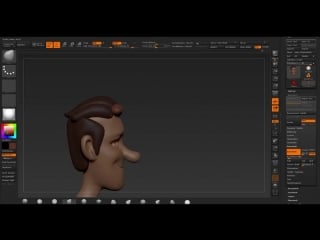 Zbrush tutorial stylized head sculpting part01