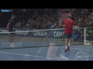 Benoit paire backspin drop volley hot shot paris 2015