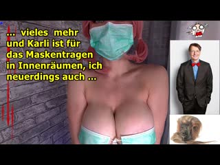 „bin überzeugt, maskentragen in innenräumen macht spass, ist wichtig und vieles mehr!!!“