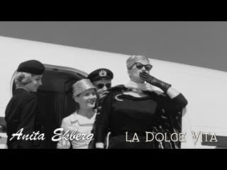 Anita ekberg arrival in italy (la dolce vita, 1960)