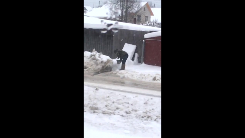 Потоп сосед борется с паводковыми водами