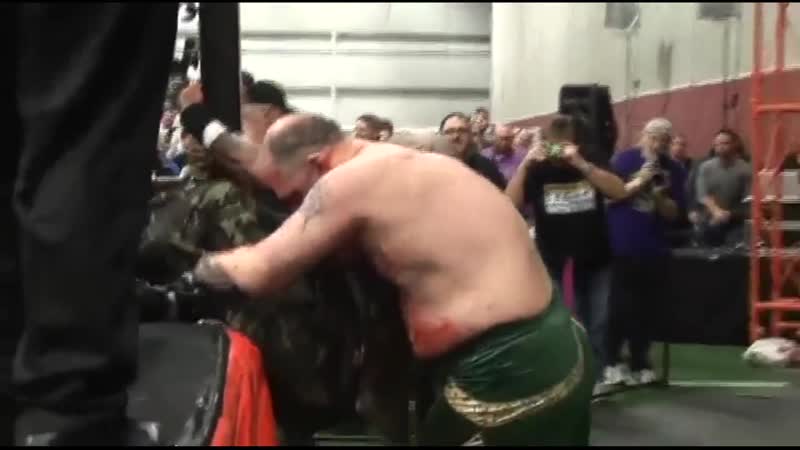 Necro butcher in pws (pro wrestling syndicate)